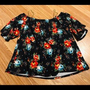 Cold shoulder too with chain straps